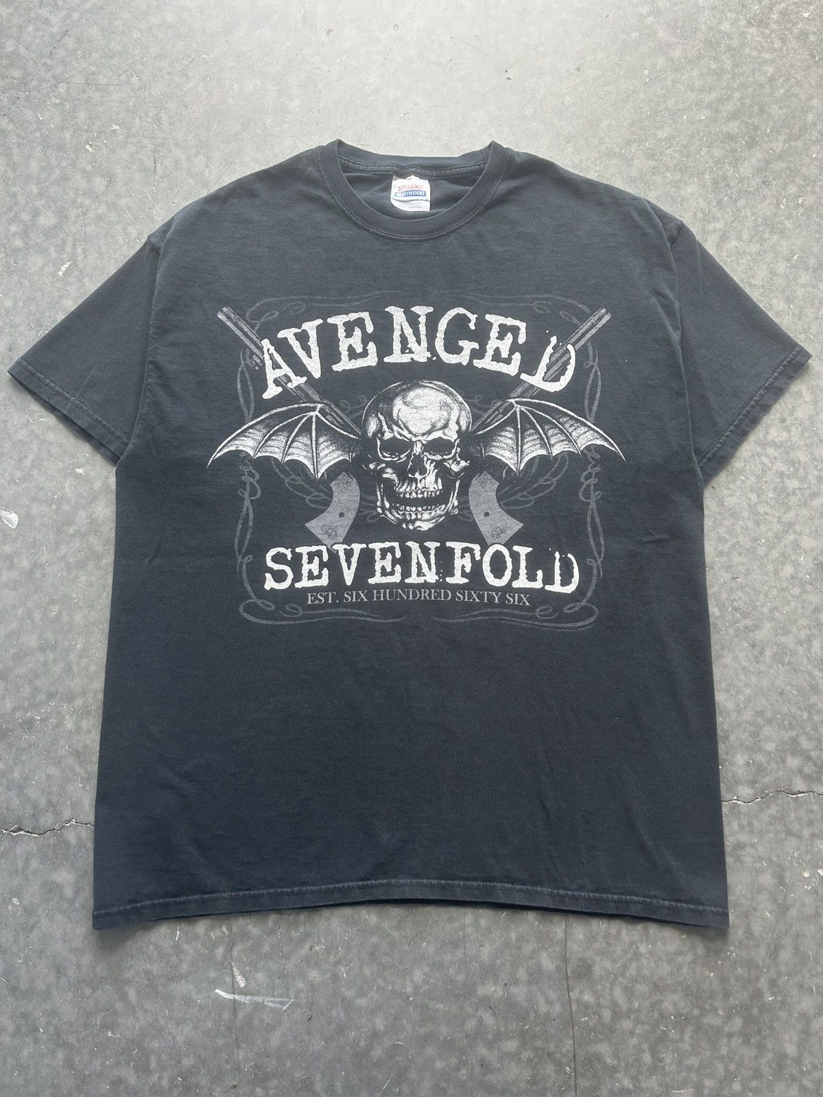Band Tees × Vintage Vintage Y2K Avenged Sevenfold Graphic Tee Size US L / EU 52-54 / 3 - 2 Thumbnail