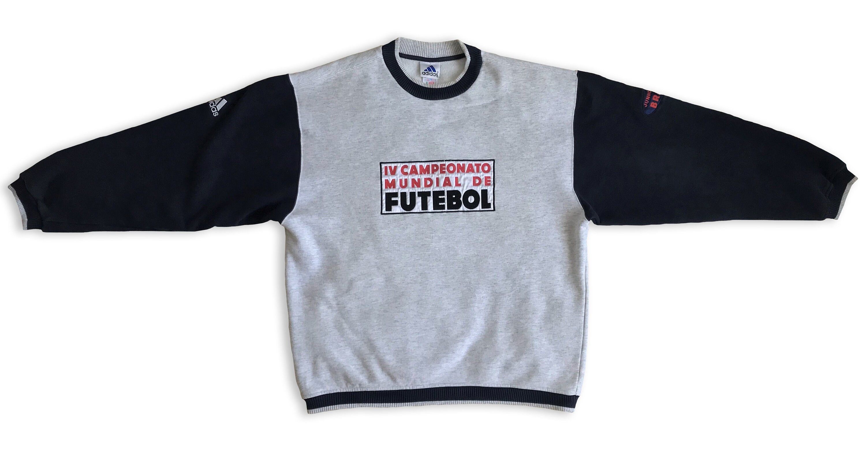 Adidas RARE Vintage 90s 80s ADIDAS Sweatshirt BRASIL1950 Football Size US M / EU 48-50 / 2 - 7 Thumbnail