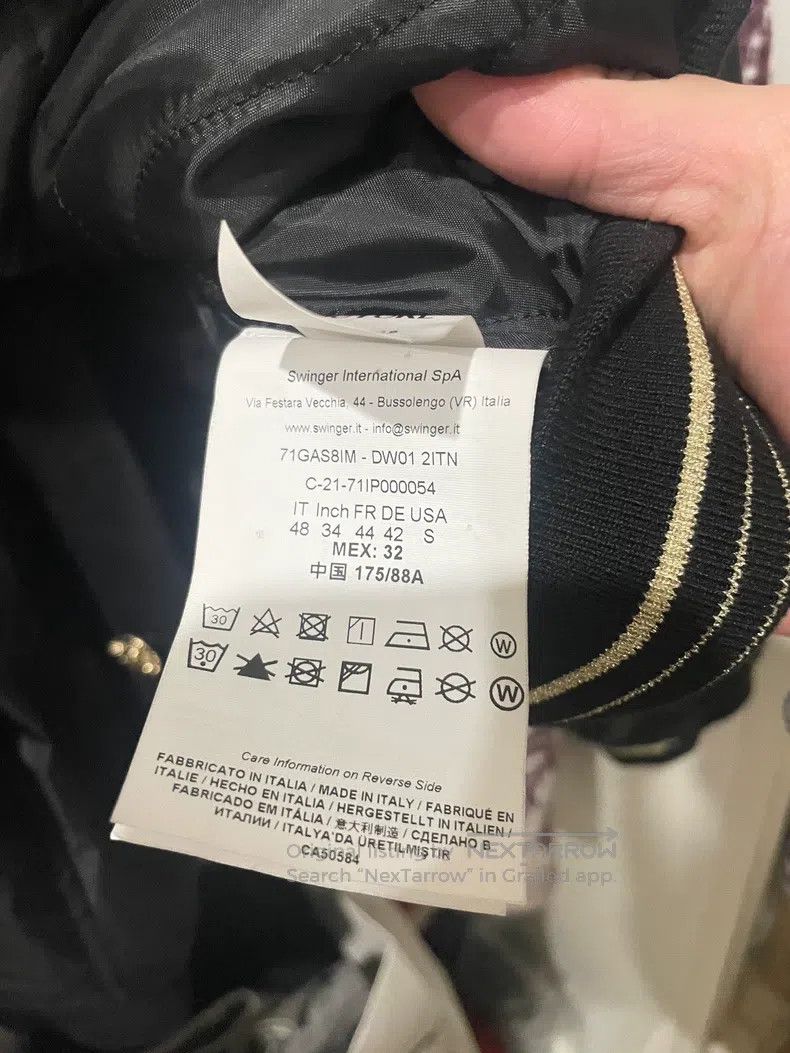 Versace Versace Padded baseball uniform jacket Size US L / EU 52-54 / 3 - 6 Thumbnail