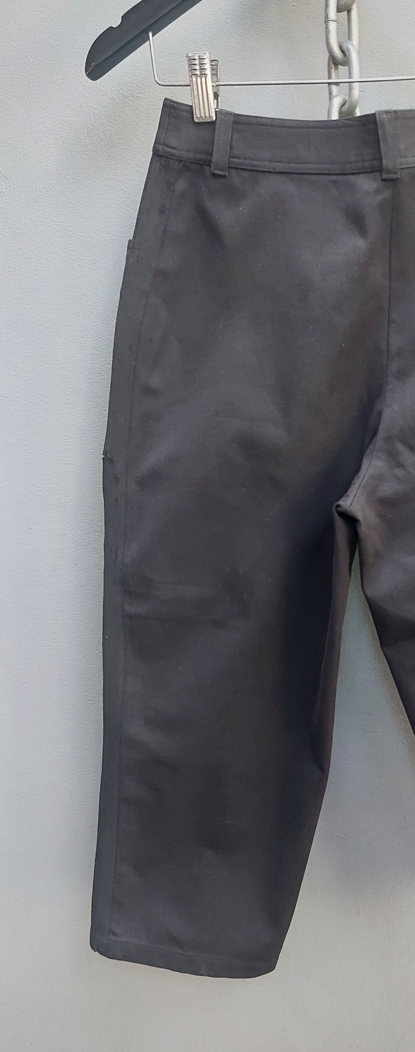 Chanel Chanel Black Cotton Cropped Pants with Side Tape Size 28" / US 6 / IT 42 - 11 Thumbnail