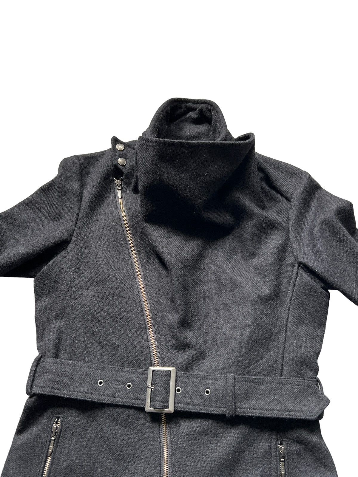 Tornado Mart Tornado Mart Apocalypse Gothic Wool Belted Trench Coat Size US S / EU 44-46 / 1 - 6 Thumbnail