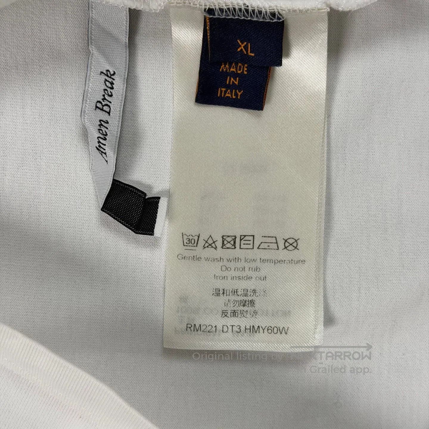 Louis Vuitton LV White Graffiti Short-Sleeve Shirt. Size US XL / EU 56 / 4 - 4 Thumbnail