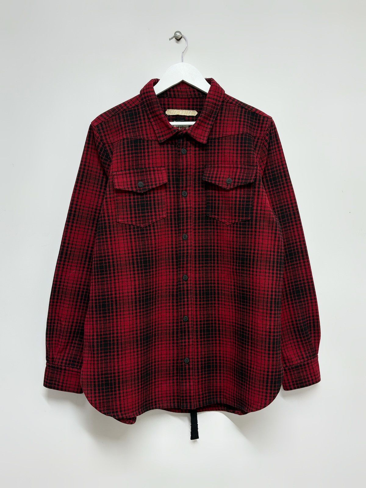 Off-White Off White Tartan Check Flannel Overshirt Jacket Button Up Size US M / EU 48-50 / 2 - 2 Thumbnail