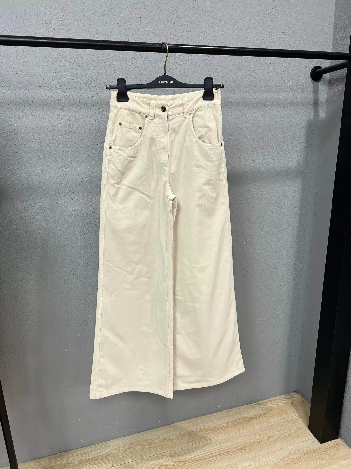 Brunello Cucinelli Brunello Cucinelli High-Waist Cashmere Trousers Size 36" / US 14 / IT 50 - 1 Thumbnail