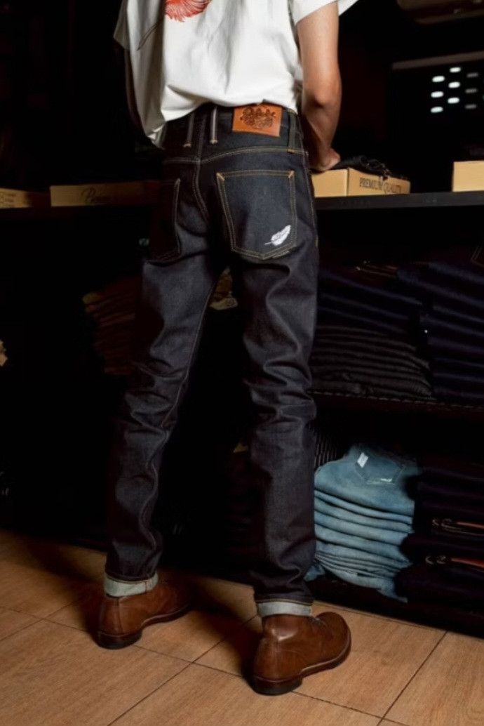 PPFM 💥21 oz Lion x Lanna salvedge Pinion blue slim fit jeans Size US 34 / EU 50 - 3 Thumbnail