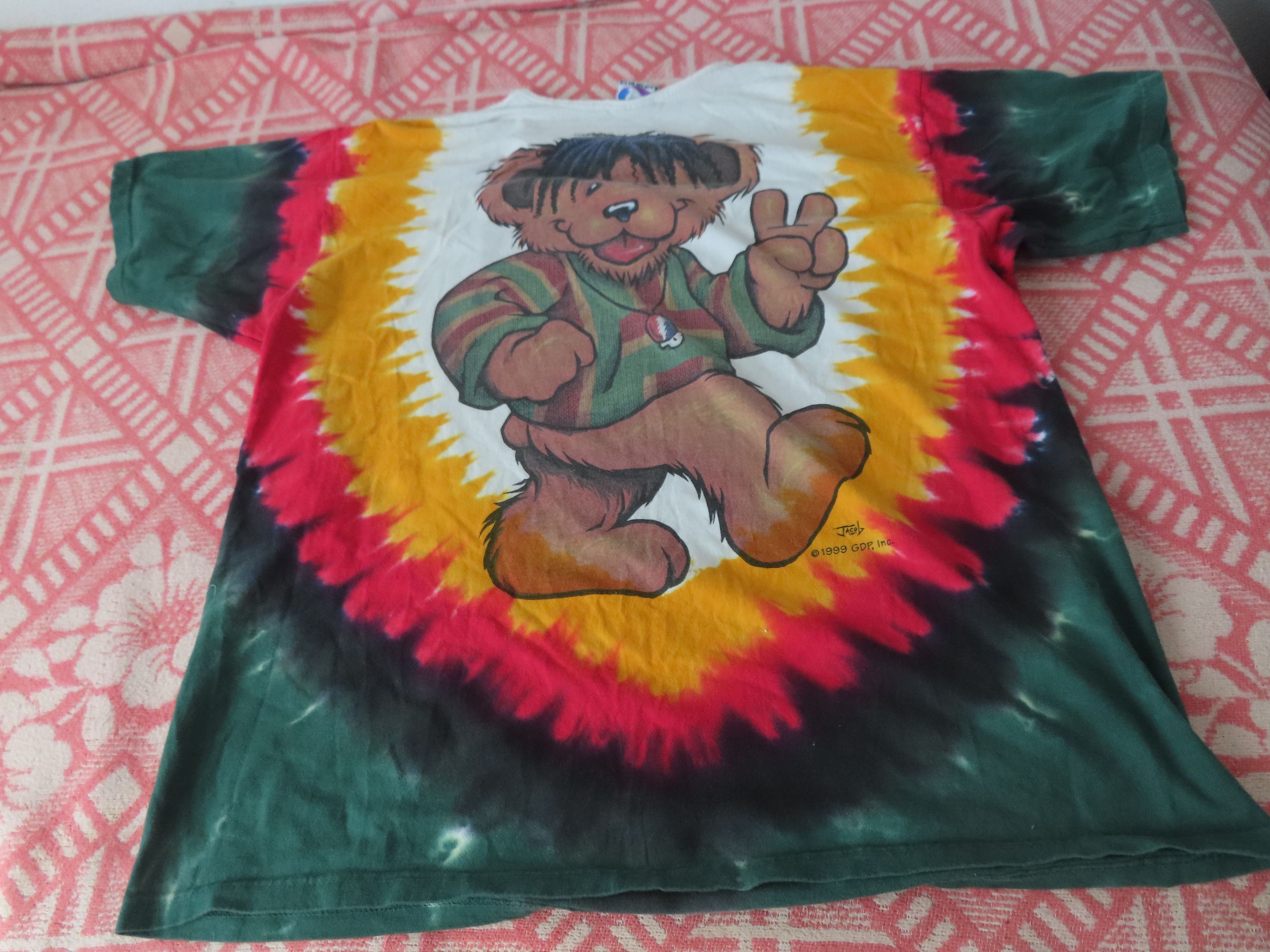 Grateful Dead × Liquid Blue × Vintage Grateful Dead Vintage 90s Short Sleeve Tee Shirt Liquid Blue Size US XL / EU 56 / 4 - 3 Thumbnail