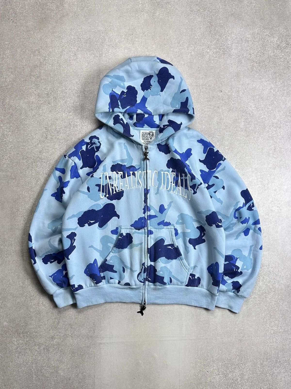 Vintage Unrealistic Ideals Pornstar Style Y2K Zip Hoodie M Size US M / EU 48-50 / 2 - 1 Thumbnail