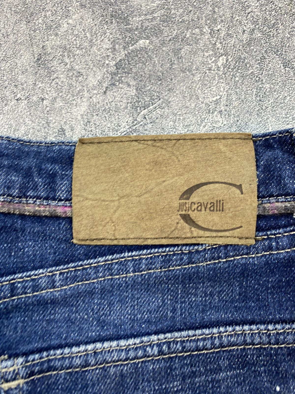 Just Cavalli × Roberto Cavalli Vintage Roberto Cavalli Denim Skirt Just Cavalli Size 32" / US 10 / IT 46 - 18 Thumbnail