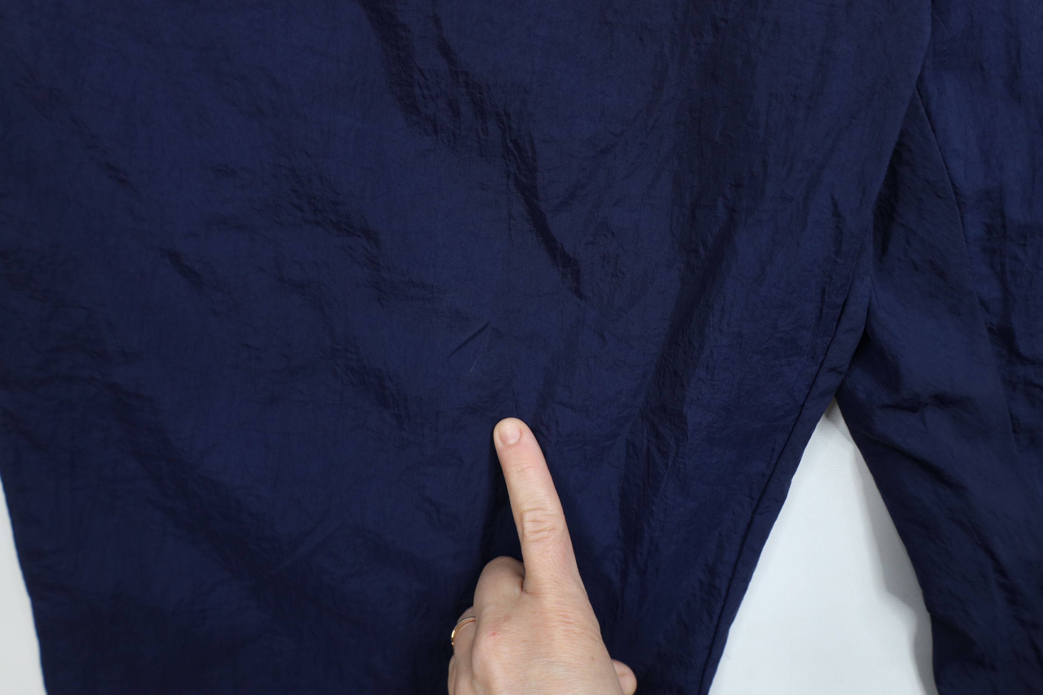 Adidas × Vintage Vintage 90s Adidas Lined Windbreaker Joggers Pants Navy Blue Size US 38 / EU 54 - 10 Thumbnail