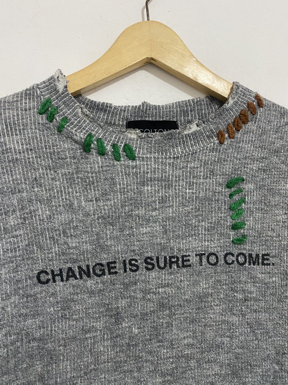 If Six Was Nine Ccoltong japanese distressed knitwear isseymiyake styled Size US S / EU 44-46 / 1 - 2 Thumbnail