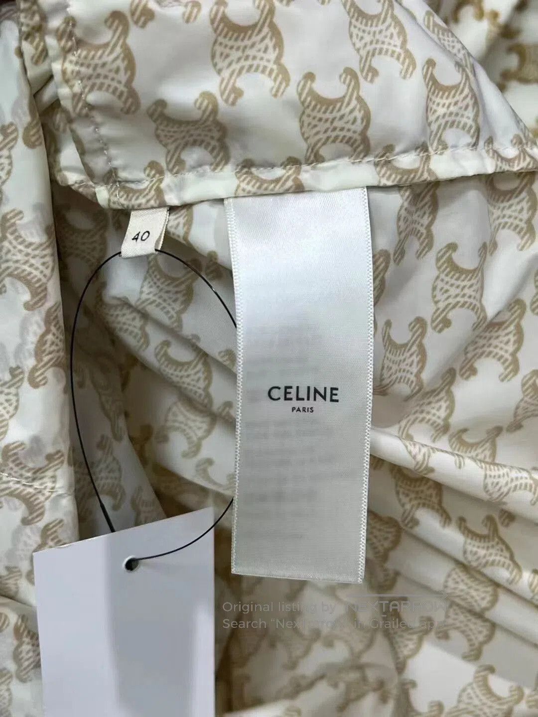 Celine Celine Printed Hooded Windbreaker Jacket. Size M / US 6-8 / IT 42-44 - 5 Thumbnail