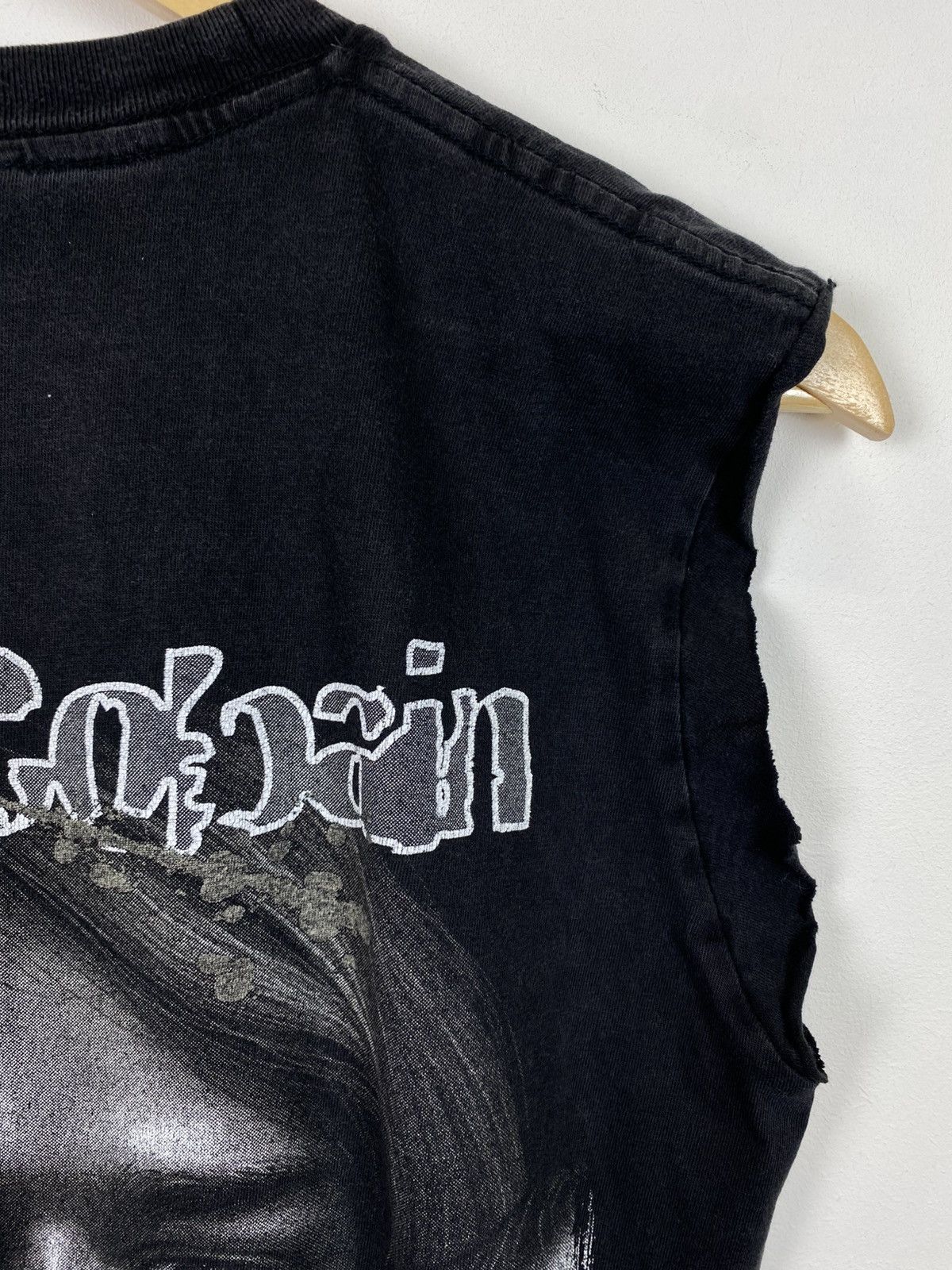 Band Tees Vintage 90’s Kurt Cobain Tank Shirt Top Sleeveless Black Size US M / EU 48-50 / 2 - 7 Thumbnail