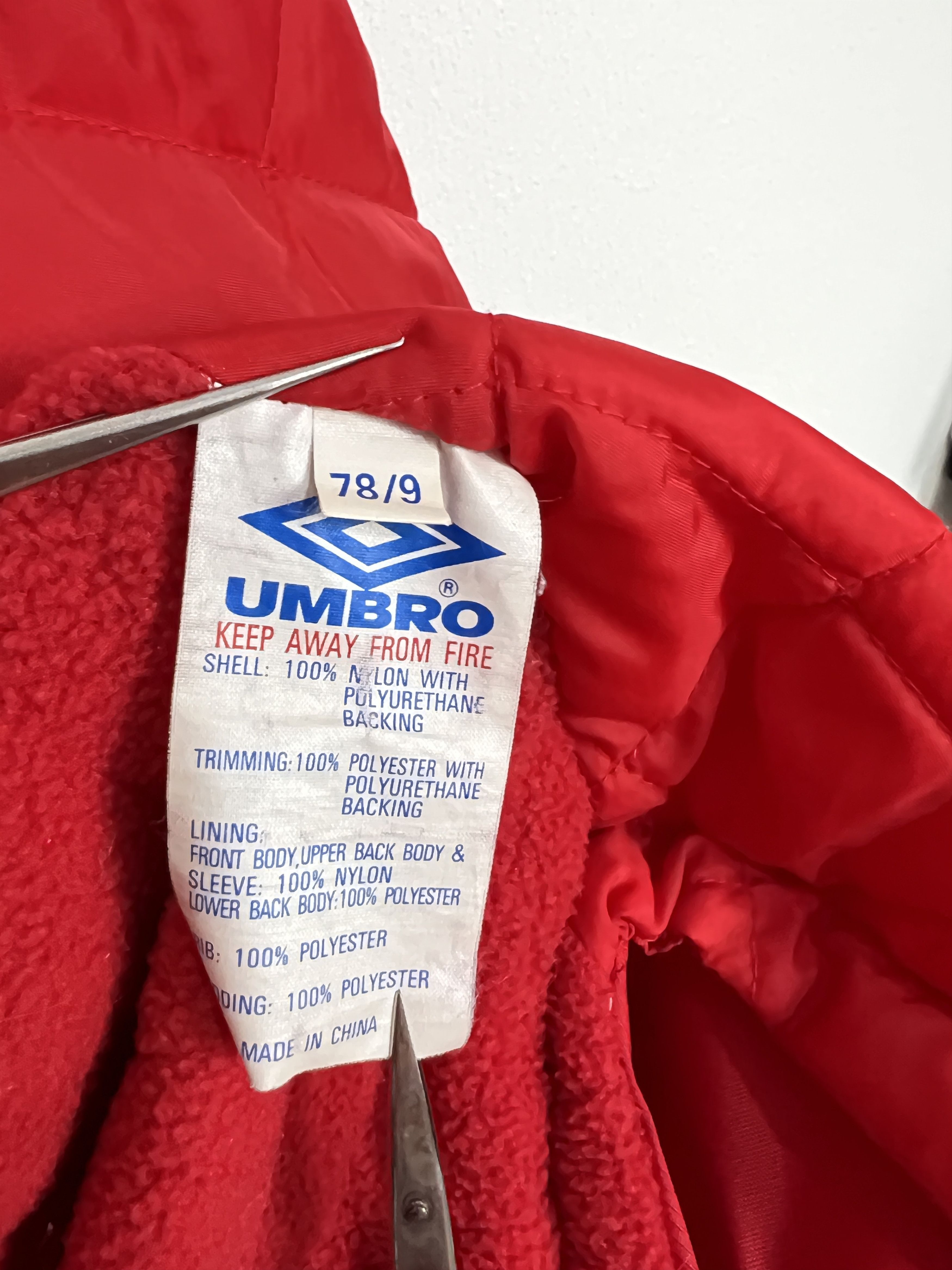 Umbro Vintage 90's Manchester United Football Padded Jacket Rare Size US XL / EU 56 / 4 - 9 Thumbnail