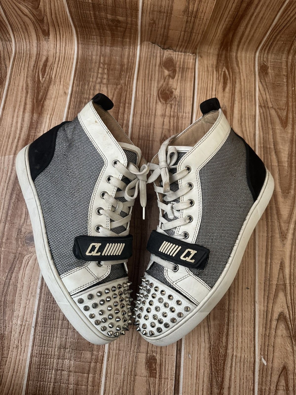 Christian Louboutin Christian Louboutin Louis Orlato Spikes High Top w/Straps Size US 9 / EU 42 - 8 Thumbnail