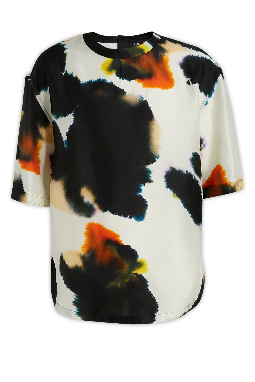 Fendi o1loc1c1024 Spotted Motif Crewneck T-Shirt in Multicolor Size US S / EU 44-46 / 1 - 1 Thumbnail