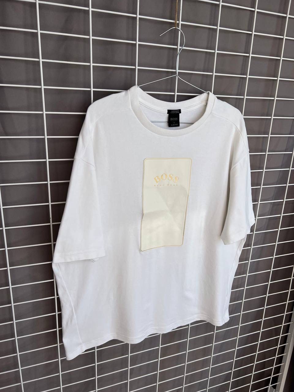 Hugo Boss Boss X Ajbxng Woven Cotton T-Shirt Mens Size S/M Relaxed Fit Size US S / EU 44-46 / 1 - 5 Thumbnail