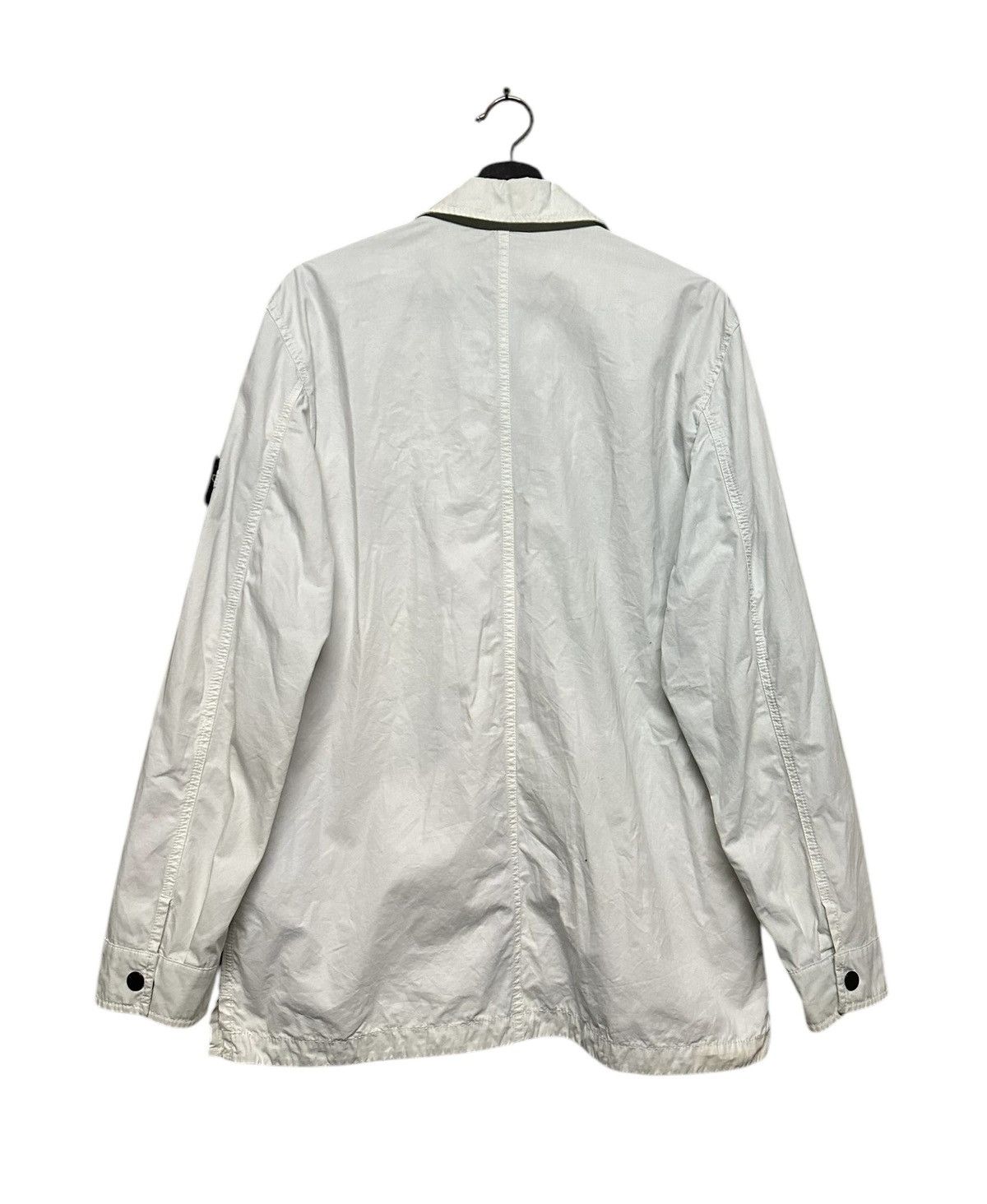 Stone Island Authentic🔥Stone Island 2020 White Cotton Overshirt Size US L / EU 52-54 / 3 - 3 Thumbnail