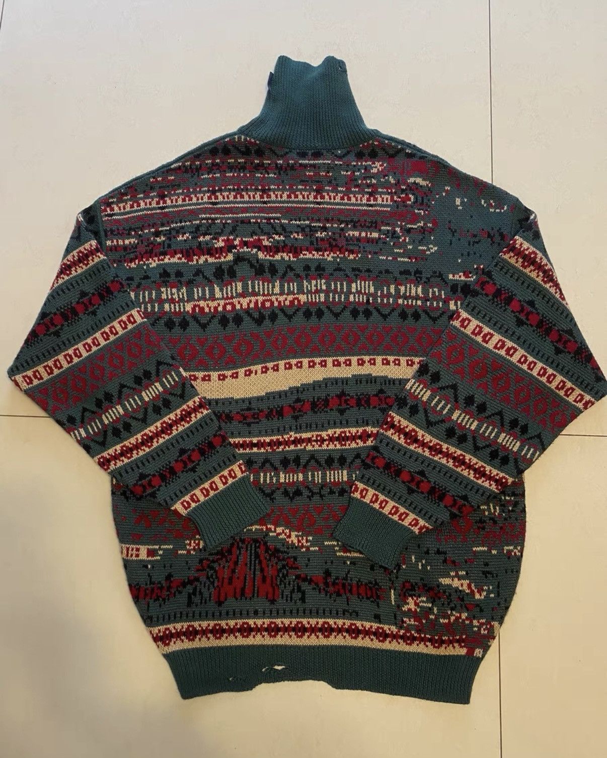 Balenciaga Balenciaga ethnic-pattern sweater Size US M / EU 48-50 / 2 - 2 Thumbnail