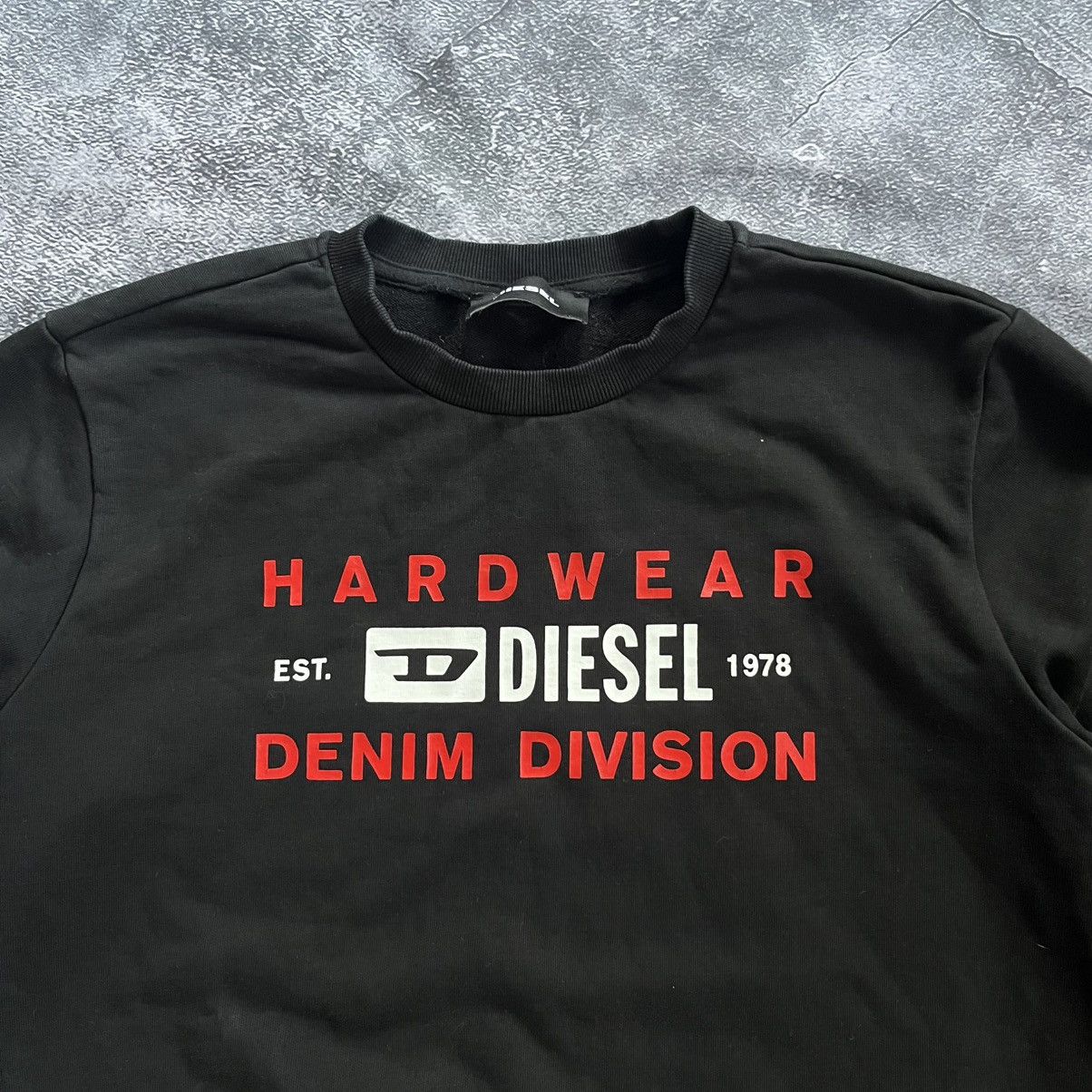 Diesel Diesel Men’s Black Sweatshirt Crewneck Casual Pullover Size US XL / EU 56 / 4 - 2 Thumbnail