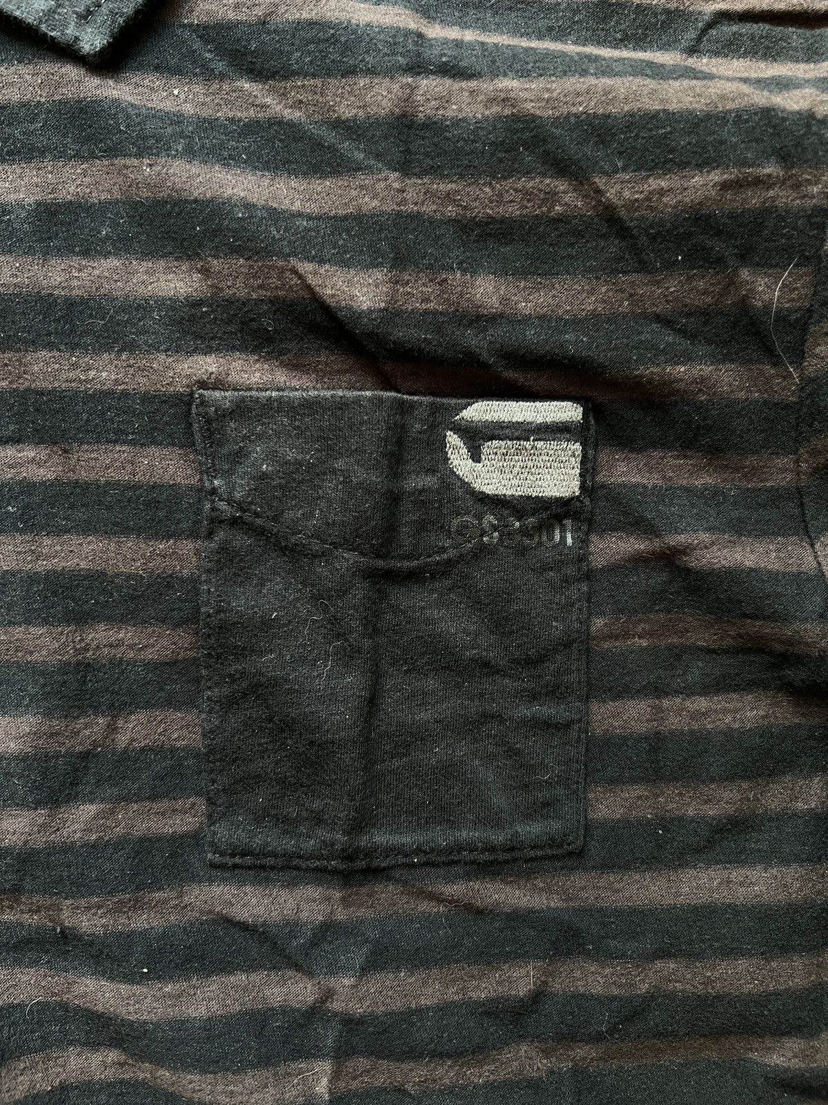 G-Star G-Star Raw Vintage Stripe Polo Shirt Size US XL / EU 56 / 4 - 5 Thumbnail