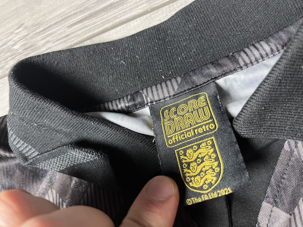 Other England 1990 Black Out Retro Football Shirt Soccer Jersey Size US M / EU 48-50 / 2 - 5 Thumbnail