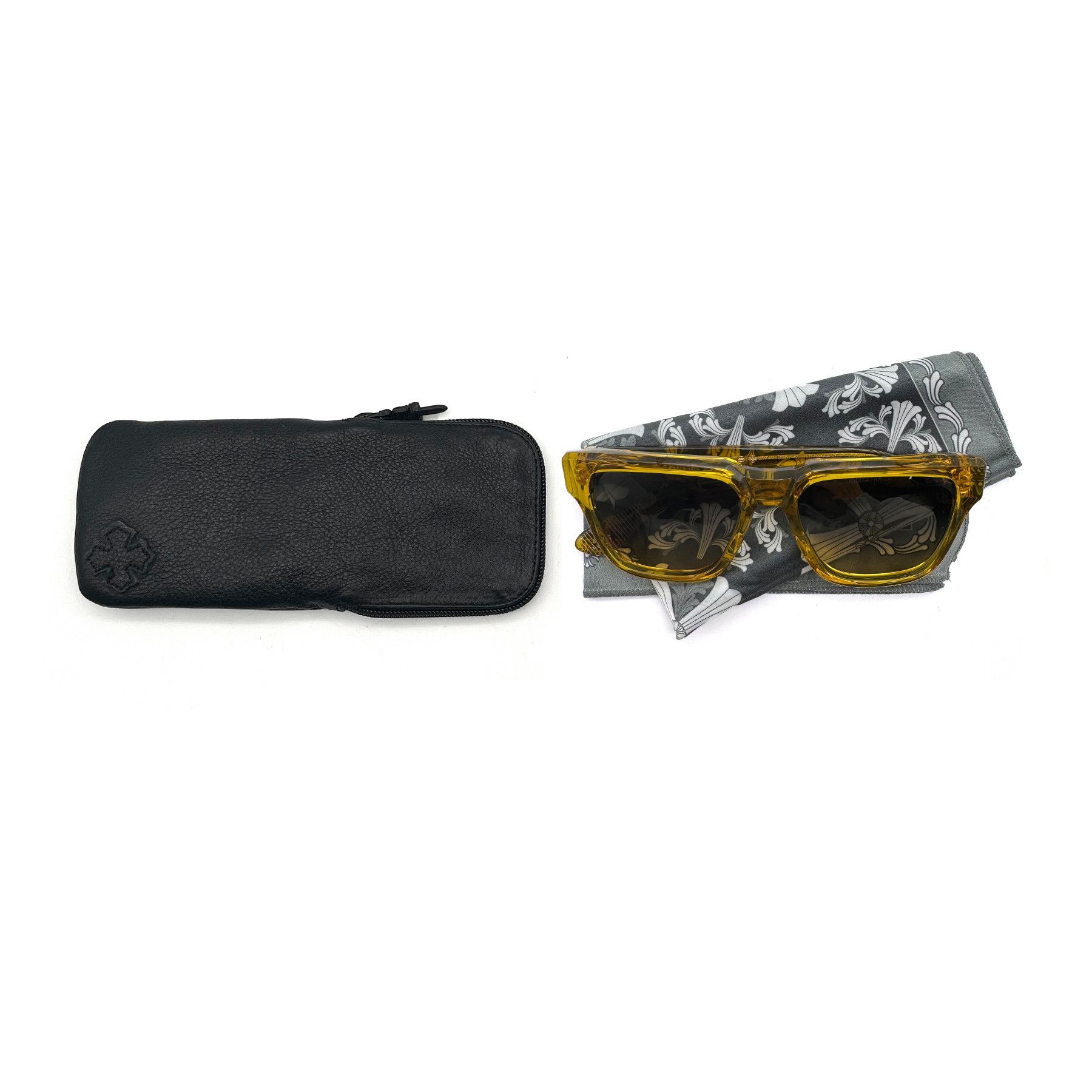Chrome Hearts Chrome Hearts MIDIXATHRILL I MALT Sunglasses Size ONE SIZE - 4 Thumbnail