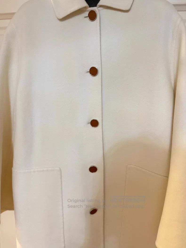 Hermes Hermes Long cashmere overcoat Size XXS / US 00 / IT 34 - 2 Thumbnail