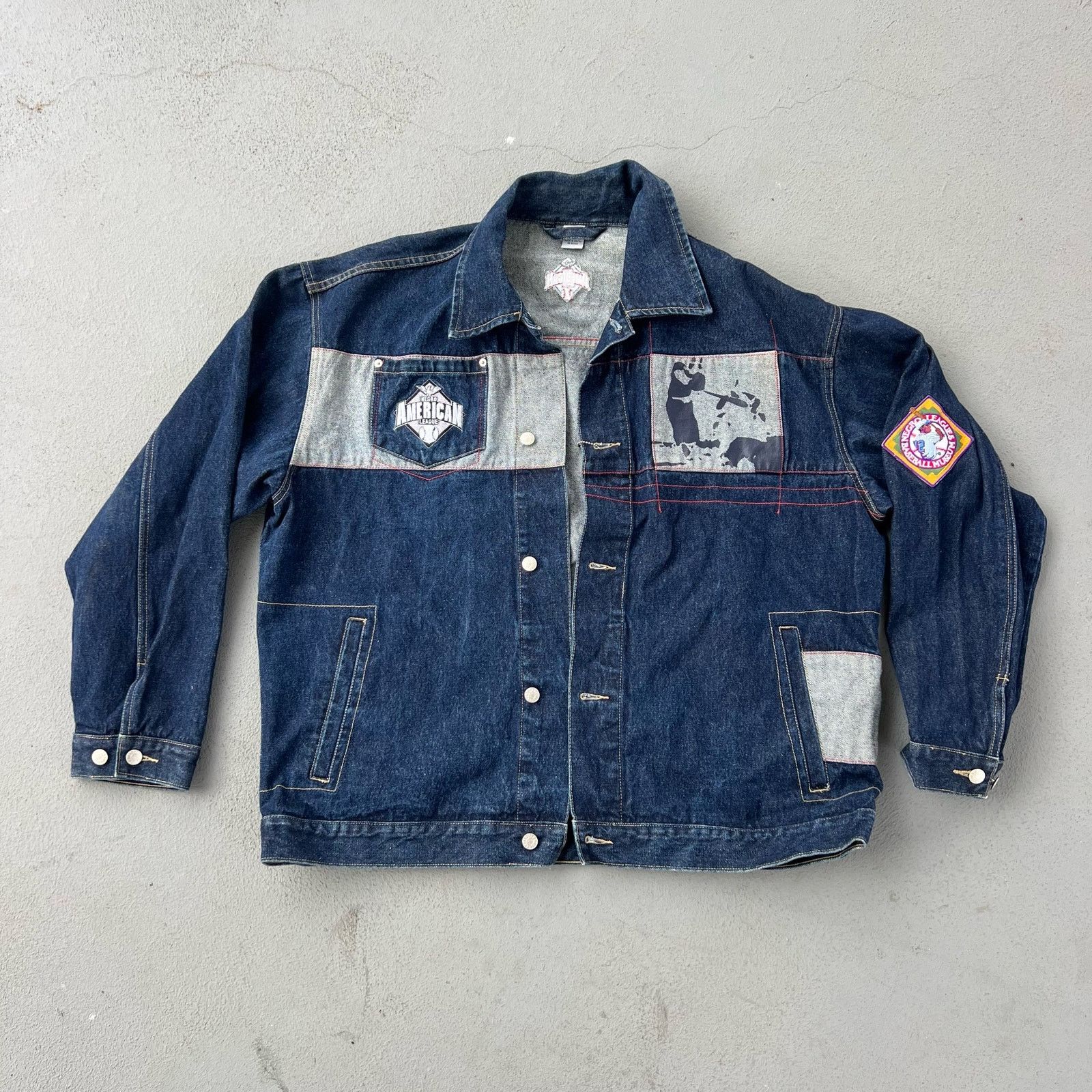 Authentic Negro Leagues Negro League Museum Baseball Embroidery Patch trucker jacket Size US XXL / EU 58 / 5 - 1 Thumbnail