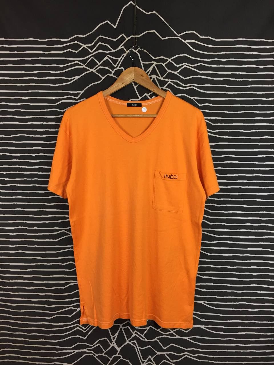 Japanese Brand INED Yohji Yamamoto Minimalist V-Neck Pocket Tee Size US M / EU 48-50 / 2 - 2 Thumbnail