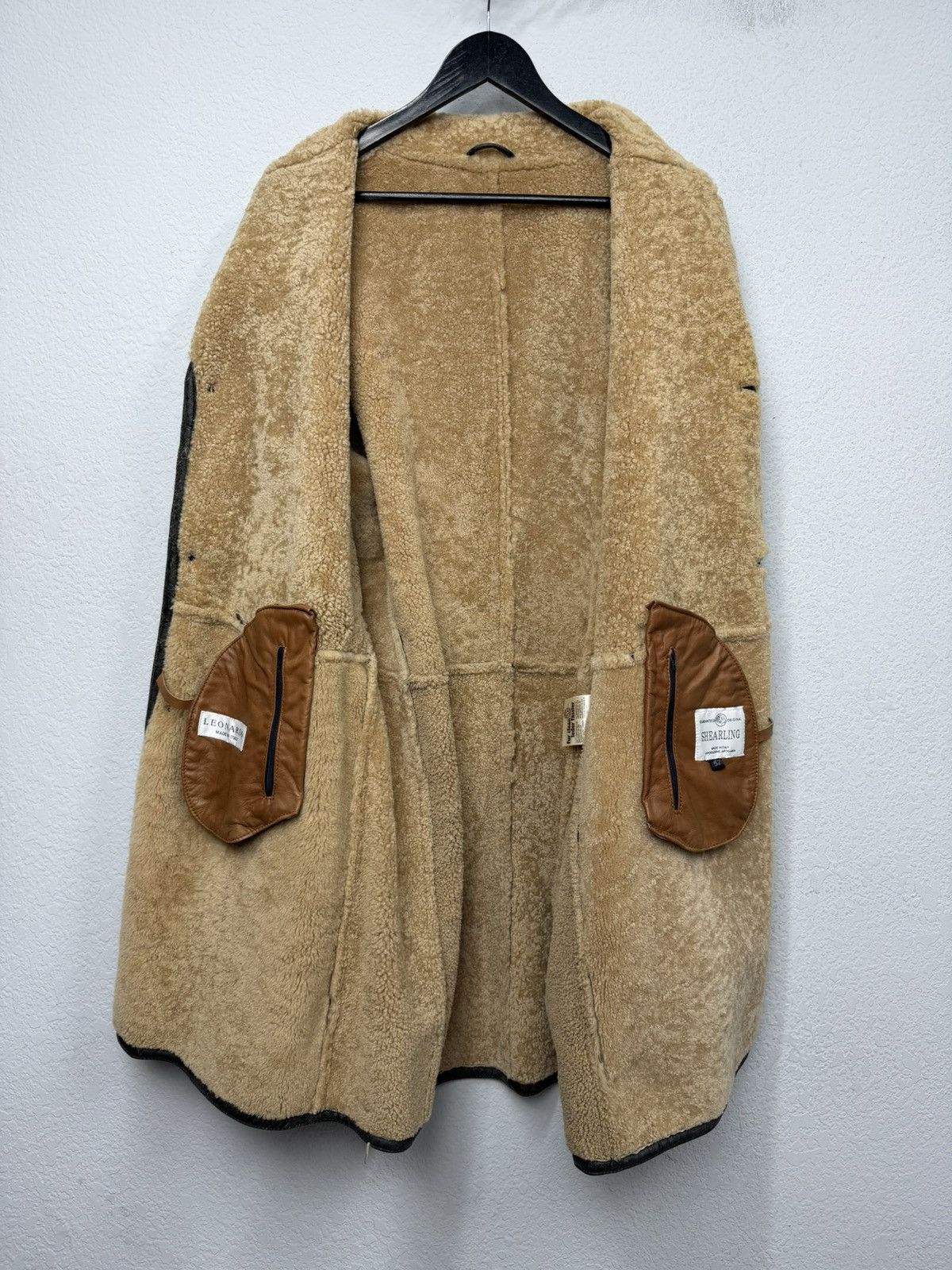If Six Was Nine Vintage Balenciaga Style Leather Trench Coat Shearling Y2K Size US M / EU 48-50 / 2 - 9 Thumbnail