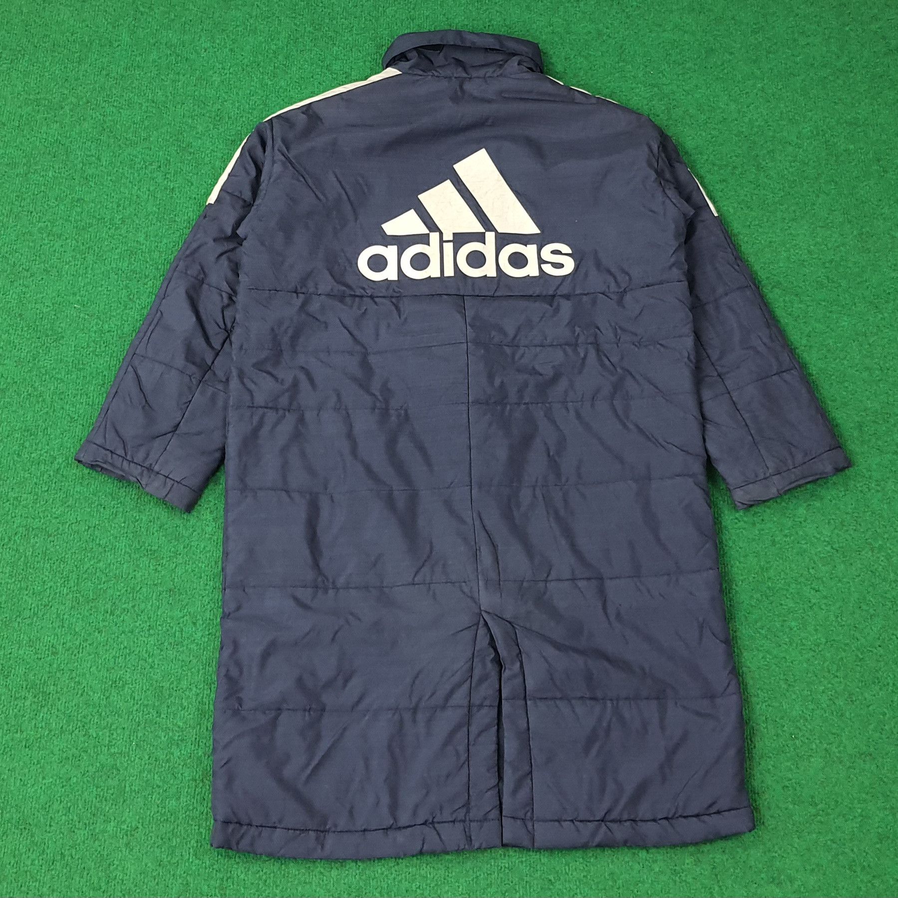Adidas Vintage Adidas Sports Trench Jacket C261N25 Size US S / EU 44-46 / 1 - 1 Thumbnail