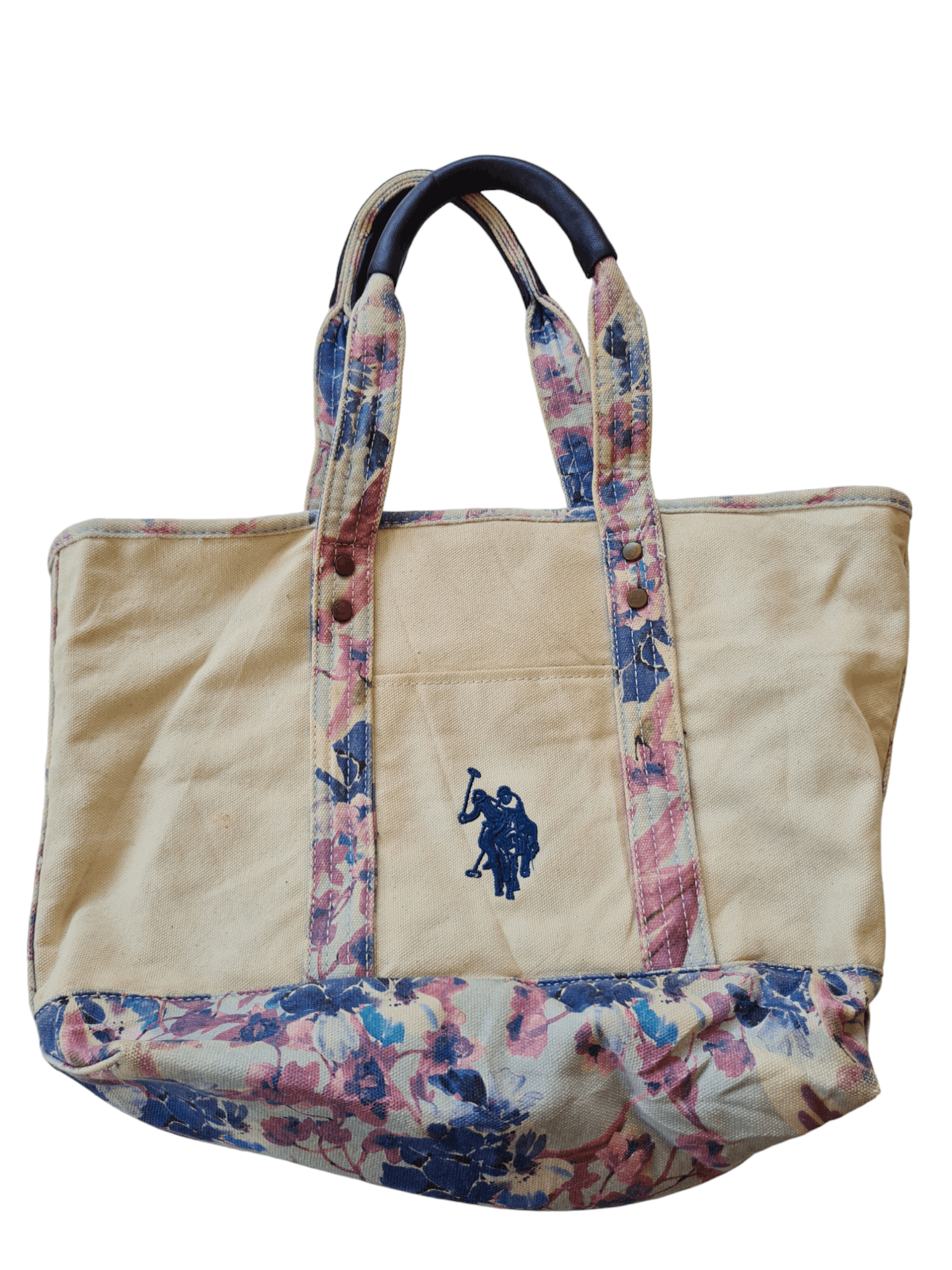 U.S. Polo Assn. × Vintage U.S POLO ASSN TOTE BAG KANVAS Size ONE SIZE - 1 Thumbnail