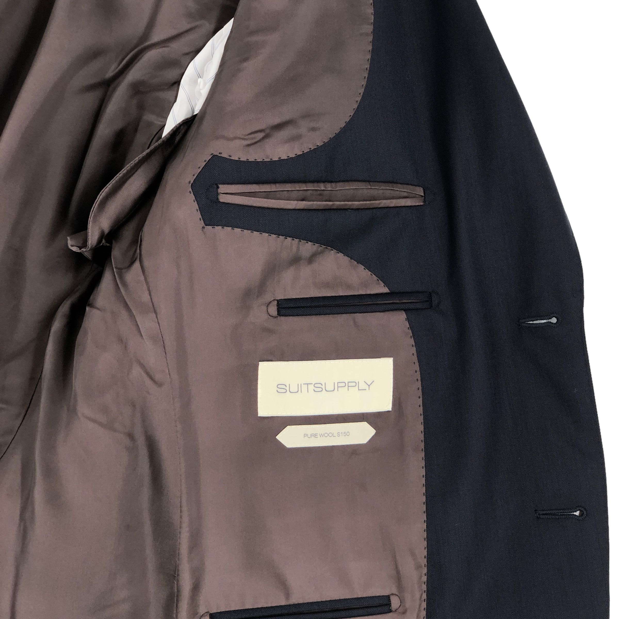 Suitsupply Lazio La Spalla Wool Blazer Size L (EU:26; UK 42; US:42S) Size 42S - 7 Thumbnail