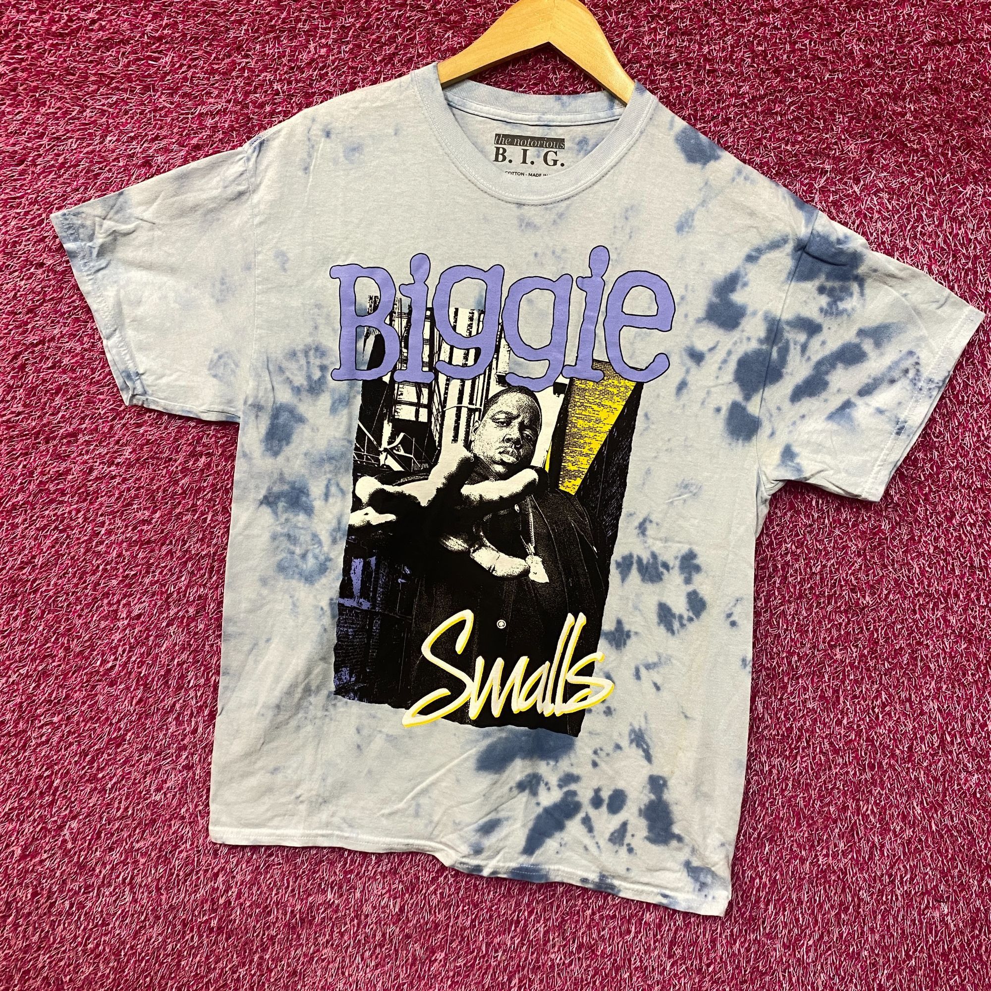Rap Tees The Notorious B.I.G Biggie Smalls Tie Dye T-Shirt Large Size US L / EU 52-54 / 3 - 3 Thumbnail