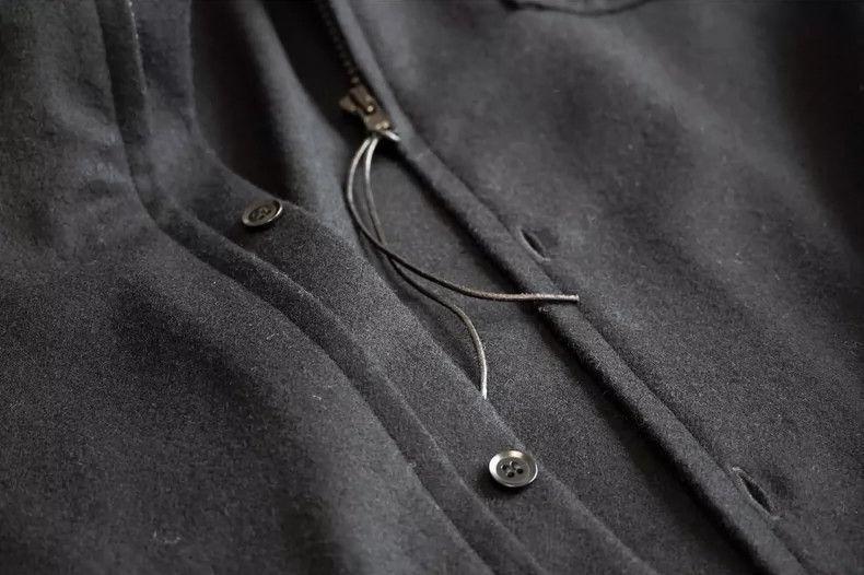 Yohji Yamamoto Yohji Yamamoto 2001AW Patchwork Zipper Sheepskin Shirt 2504 Size US L / EU 52-54 / 3 - 6 Thumbnail
