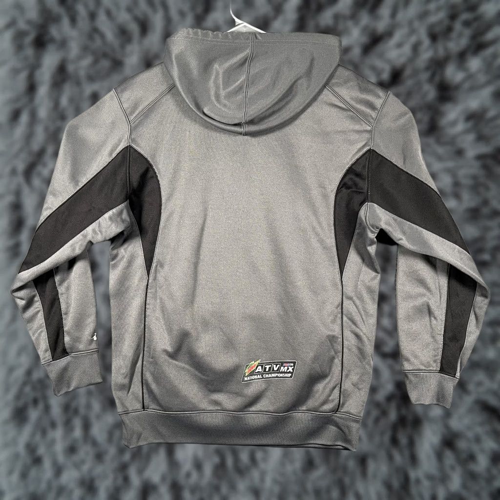 Vintage Mountain Dew ATVMX National Championship Hoodie Gray Black Racing Mens Medium Size US M / EU 48-50 / 2 - 1 Thumbnail