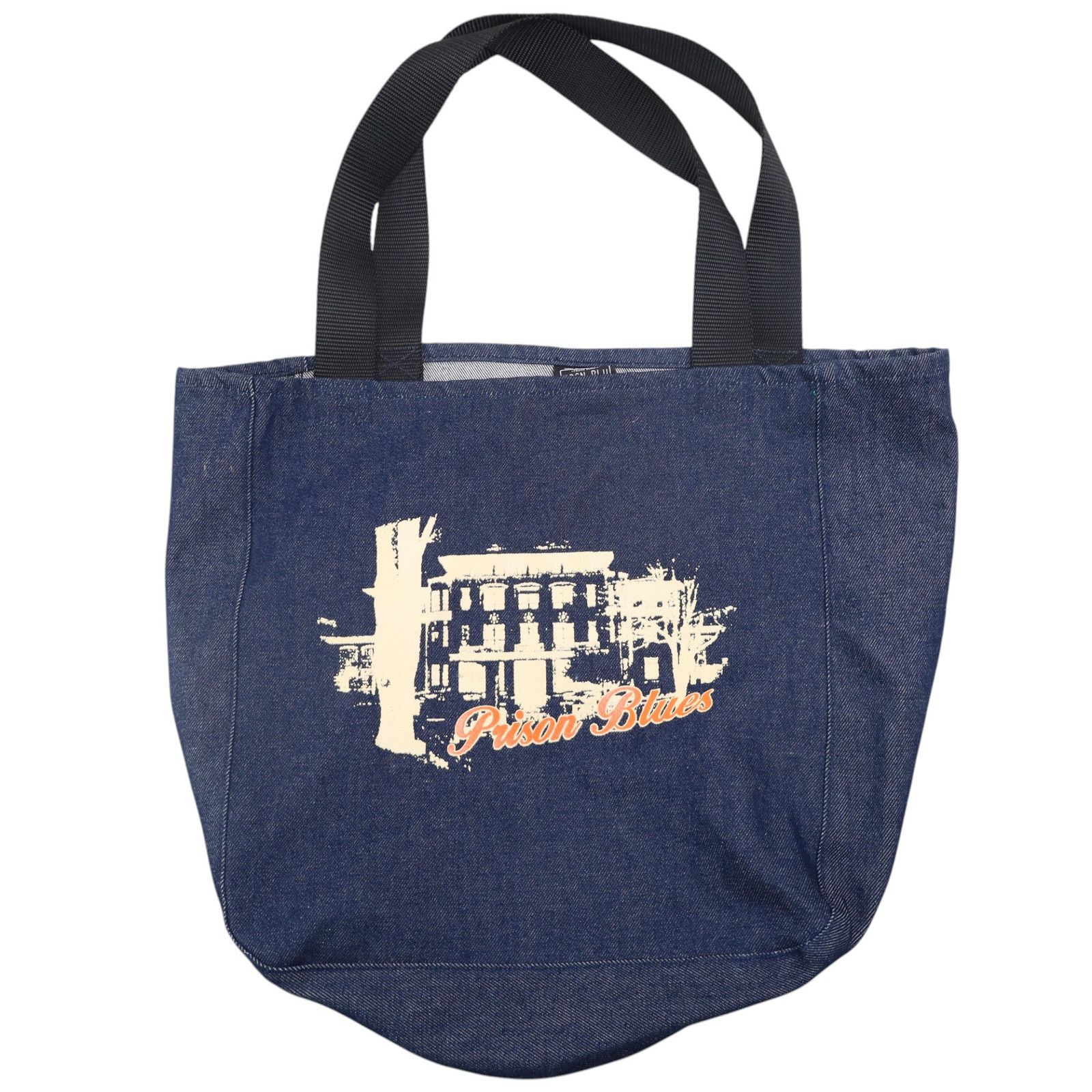 Vintage Vintage Prison Blues Graphic Denim Tote Bag Size ONE SIZE - 1 Thumbnail
