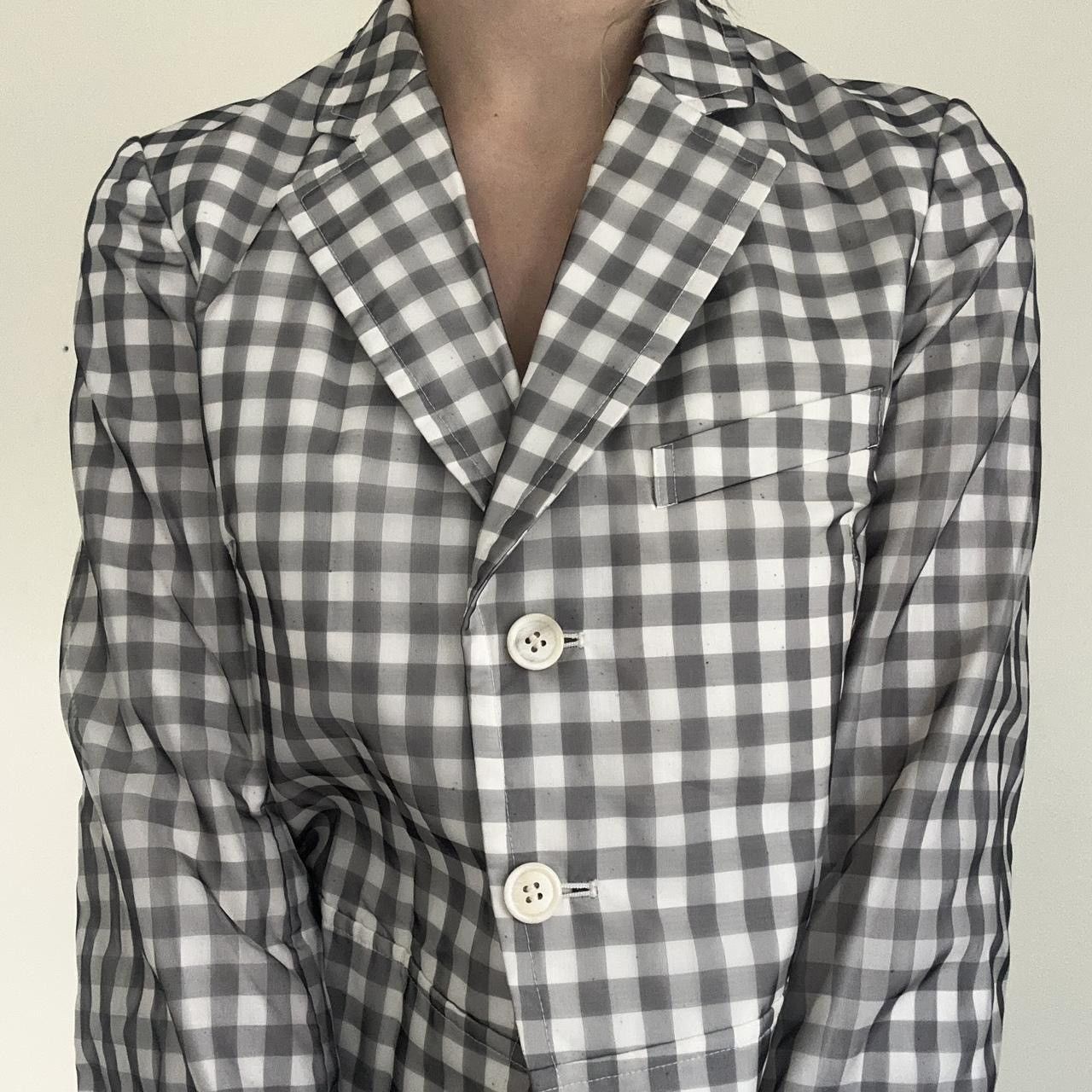 Comme des Garcons Gingham checkered Comme des garçons blazer Size S / US 4 / IT 40 - 2 Thumbnail