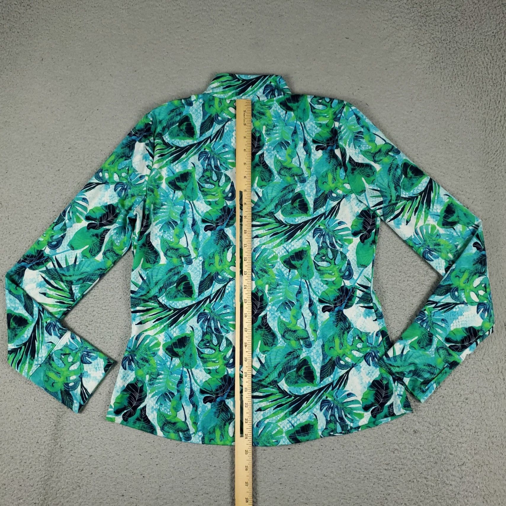 Tommy Bahama Tommy Bahama Jacket Womens Large Green Blue Active Full Zip Track Sweater Size L / US 10 / IT 46 - 5 Thumbnail