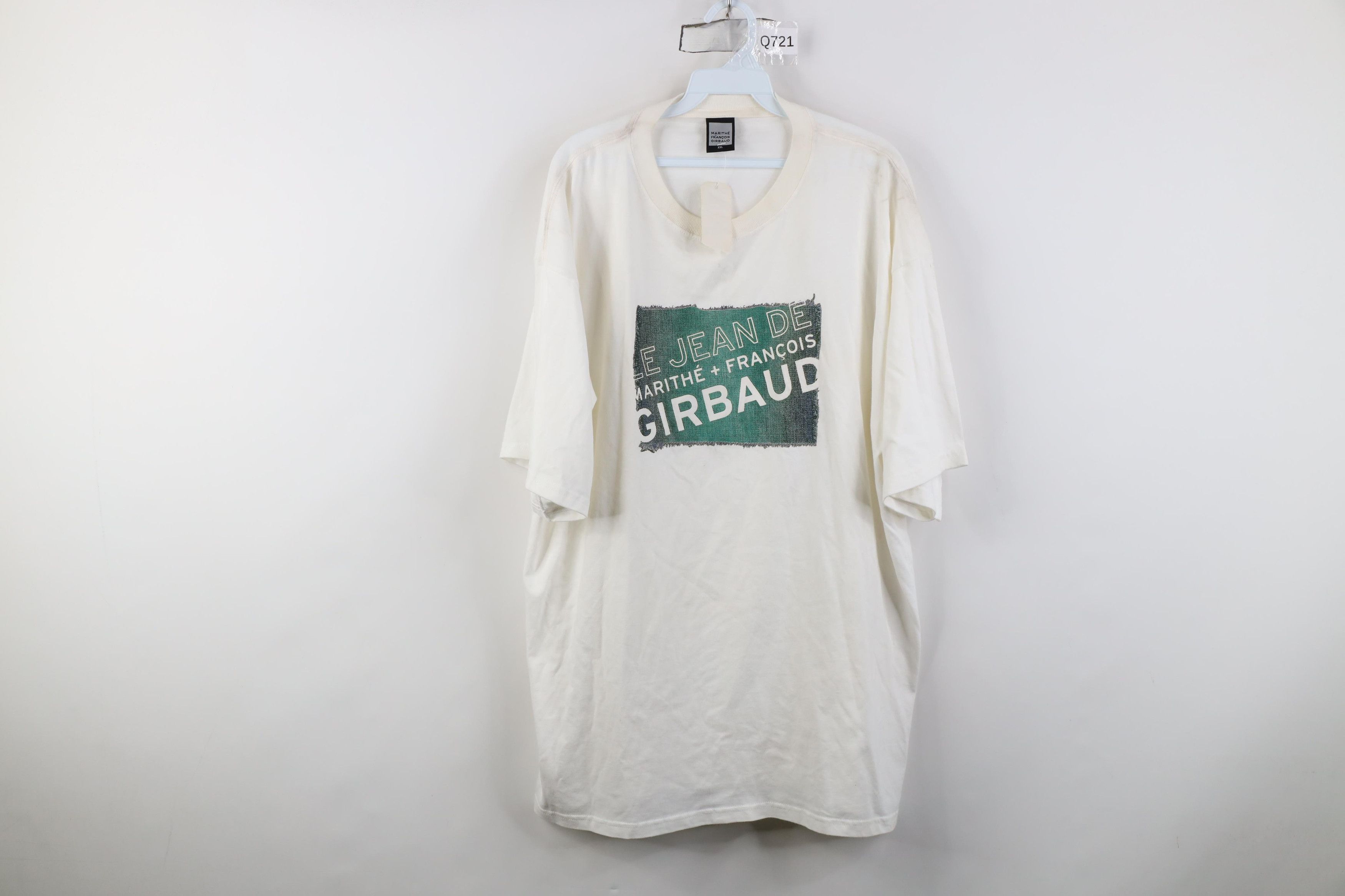 Marithe + Francois Girbaud Deadstock Vintage 90s Marithe Francois Girbaud Box T-Shirt Size US XXL / EU 58 / 5 - 1 Thumbnail
