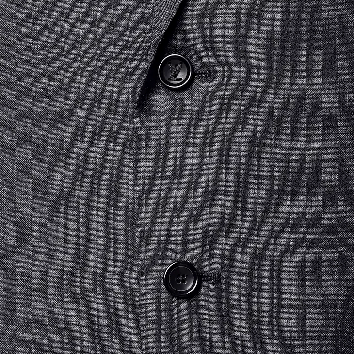 Louis Vuitton Single-Breasted Wool Blend Pont Neuf Suit - 54 XL Size 54L - 4 Thumbnail