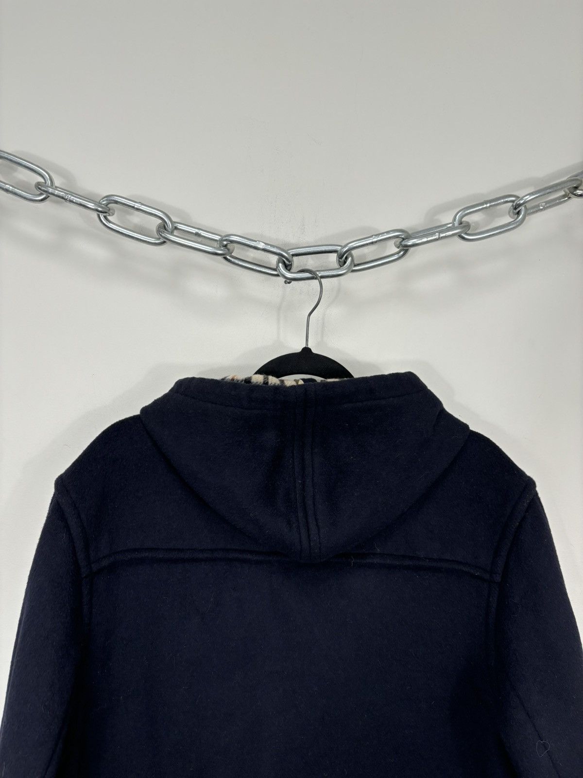 DAKS Daks London Men’s Navy Classic Wool Cashmere Duffle Coat Size US M / EU 48-50 / 2 - 19 Thumbnail