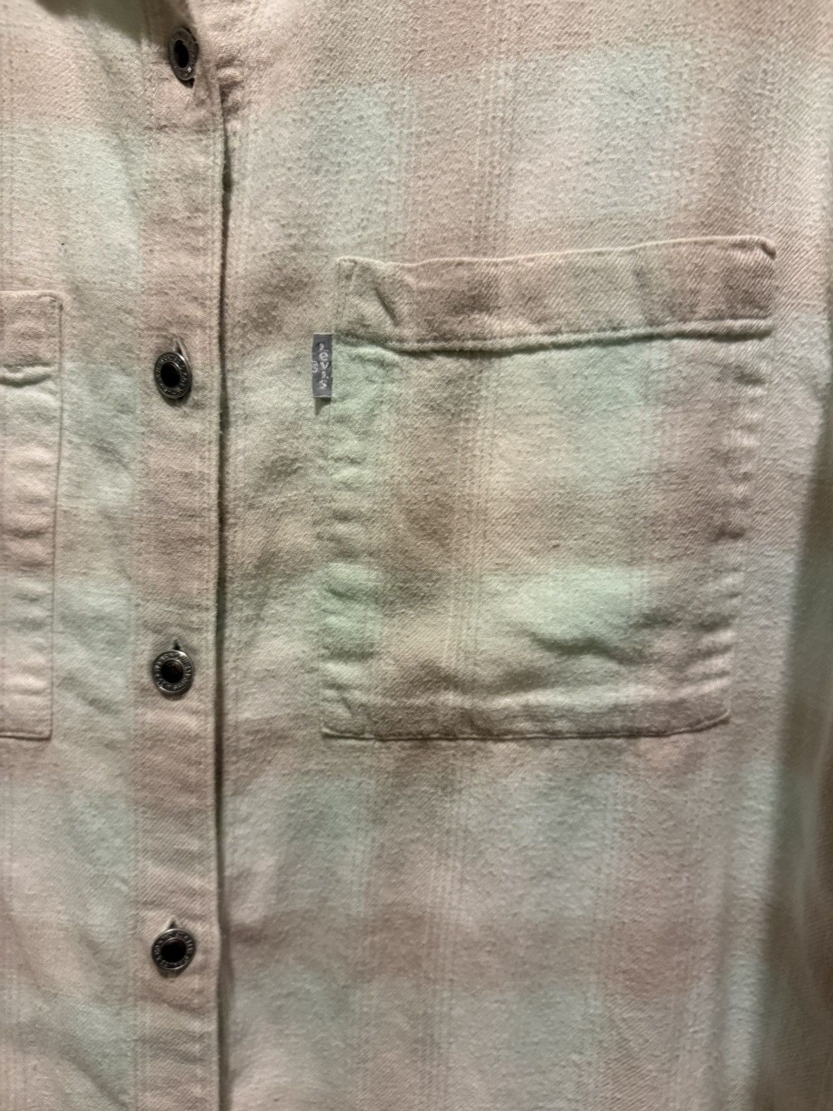 Levi's Vintage Clothing Vintage Levi's Silver Tab Button Down Flannel Shirt Size US M / EU 48-50 / 2 - 2 Thumbnail