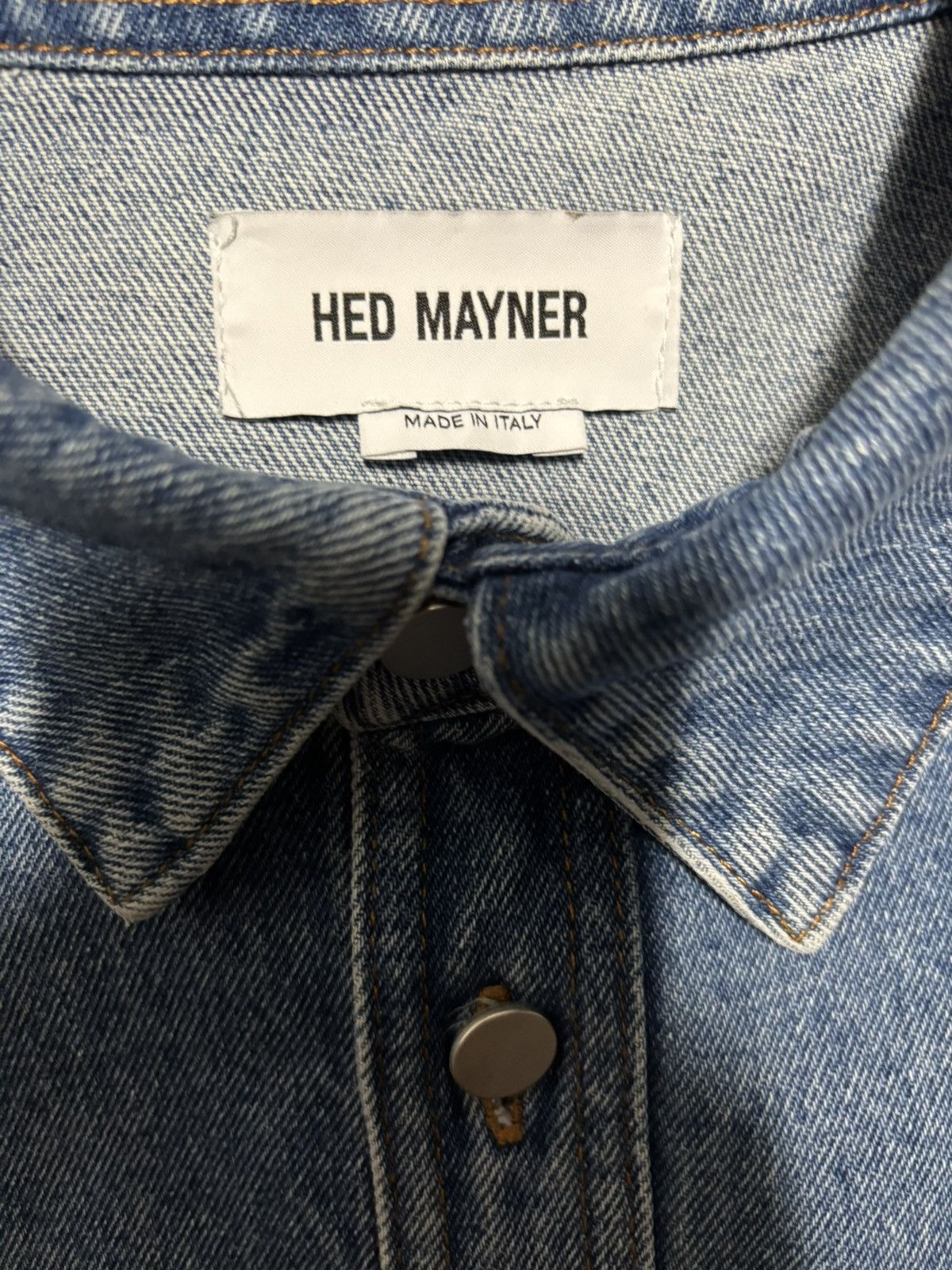 Hed Mayner Hed Mayner Blue Denim Shirt Size US S / EU 44-46 / 1 - 3 Thumbnail