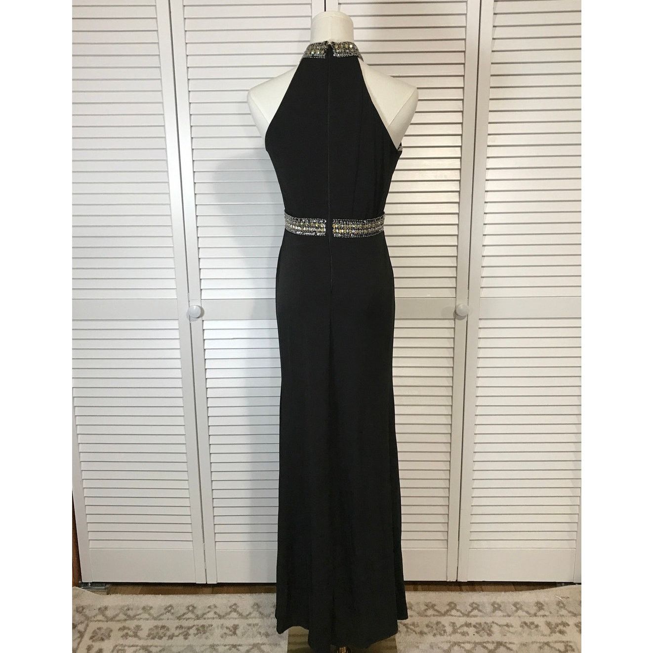 goth halter dress Crystal Doll Y2K Black Rhinestone Junior 5 slimming plus size mother of the bride dresses
