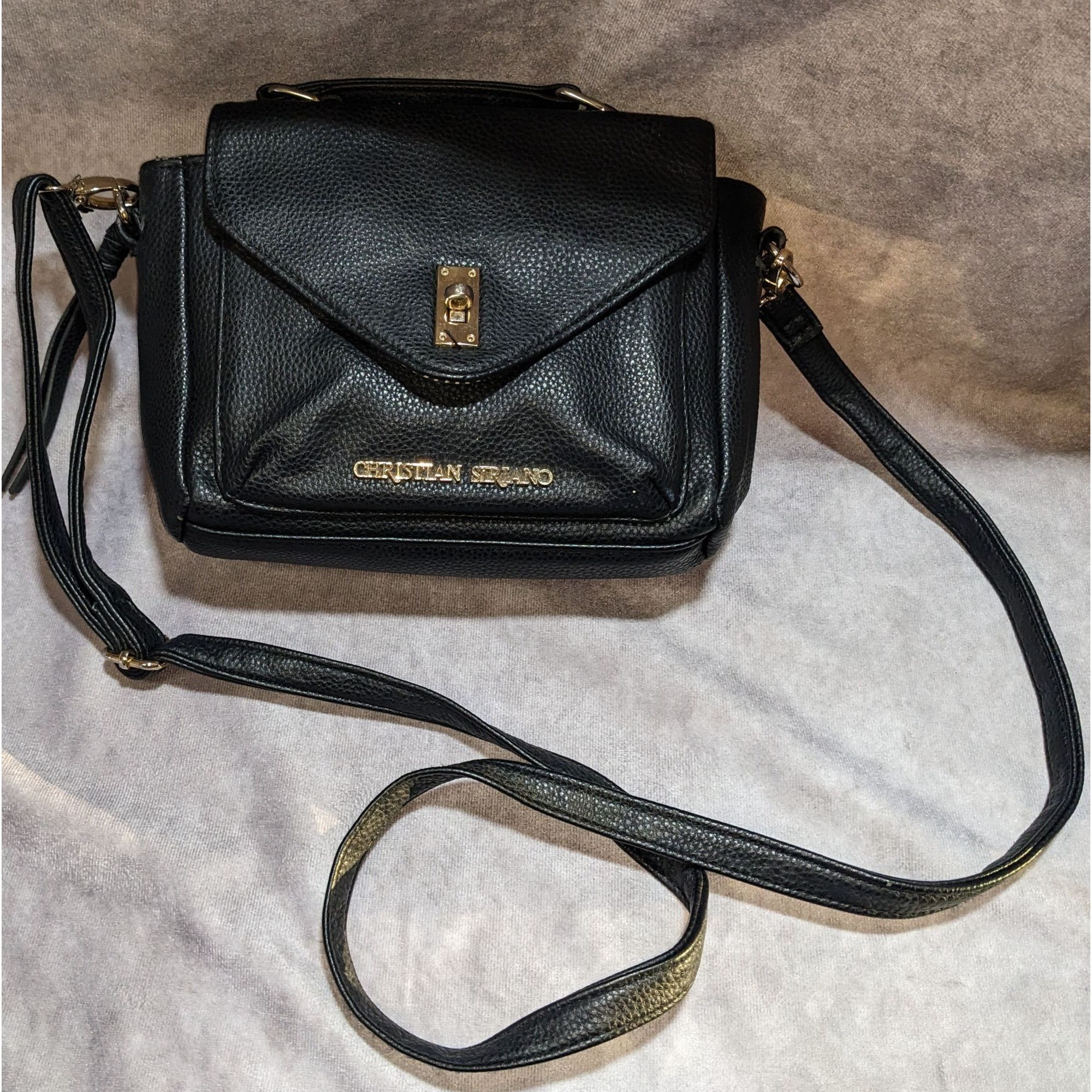 Christian Siriano Christian Siriano Black Crossbody Bag With Silver-Tone Detai Size ONE SIZE - 1 Thumbnail