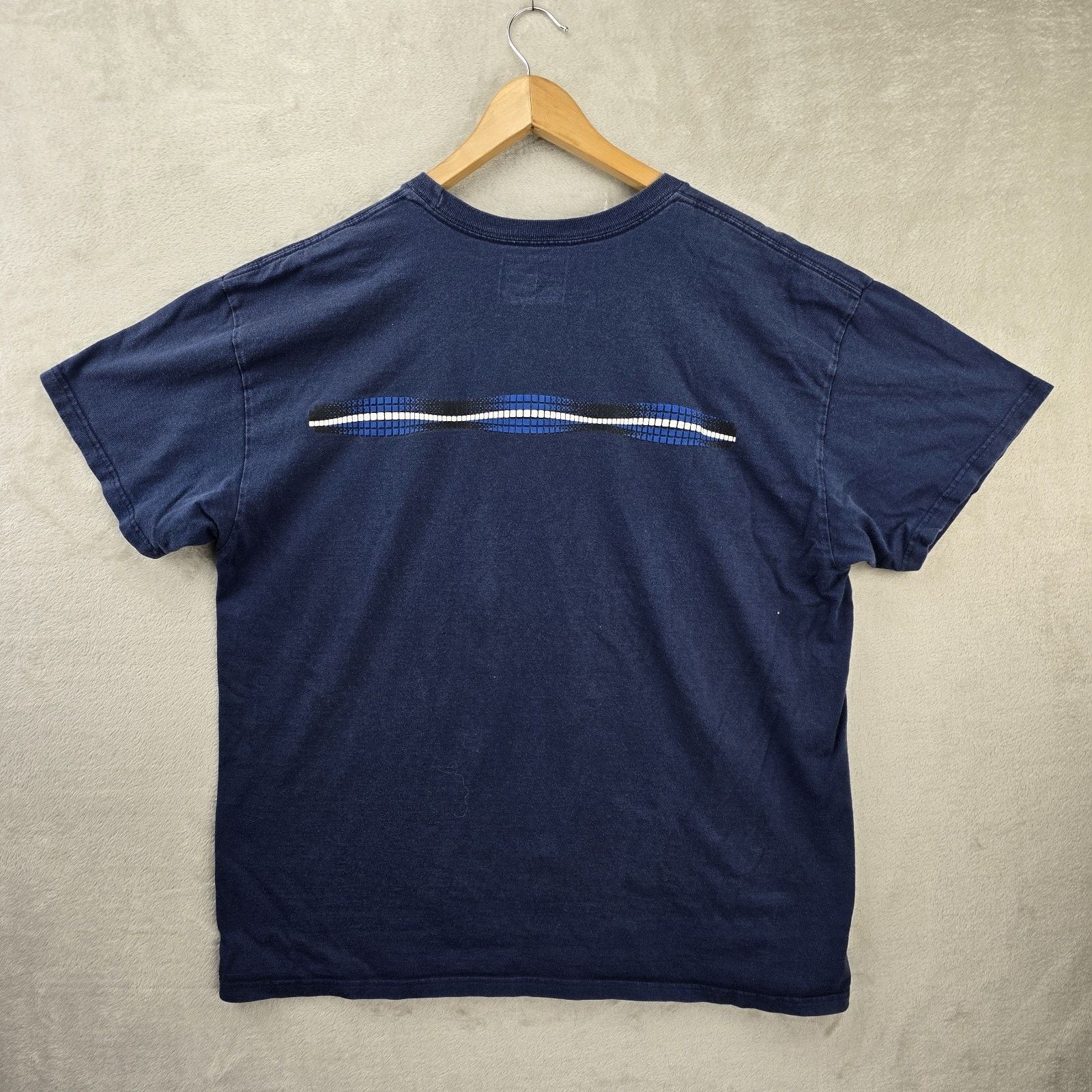 Nike Vintage Nike Swim Logo Shirt Mens XL Blue Center Swoosh Y2K Size US XL / EU 56 / 4 - 7 Thumbnail