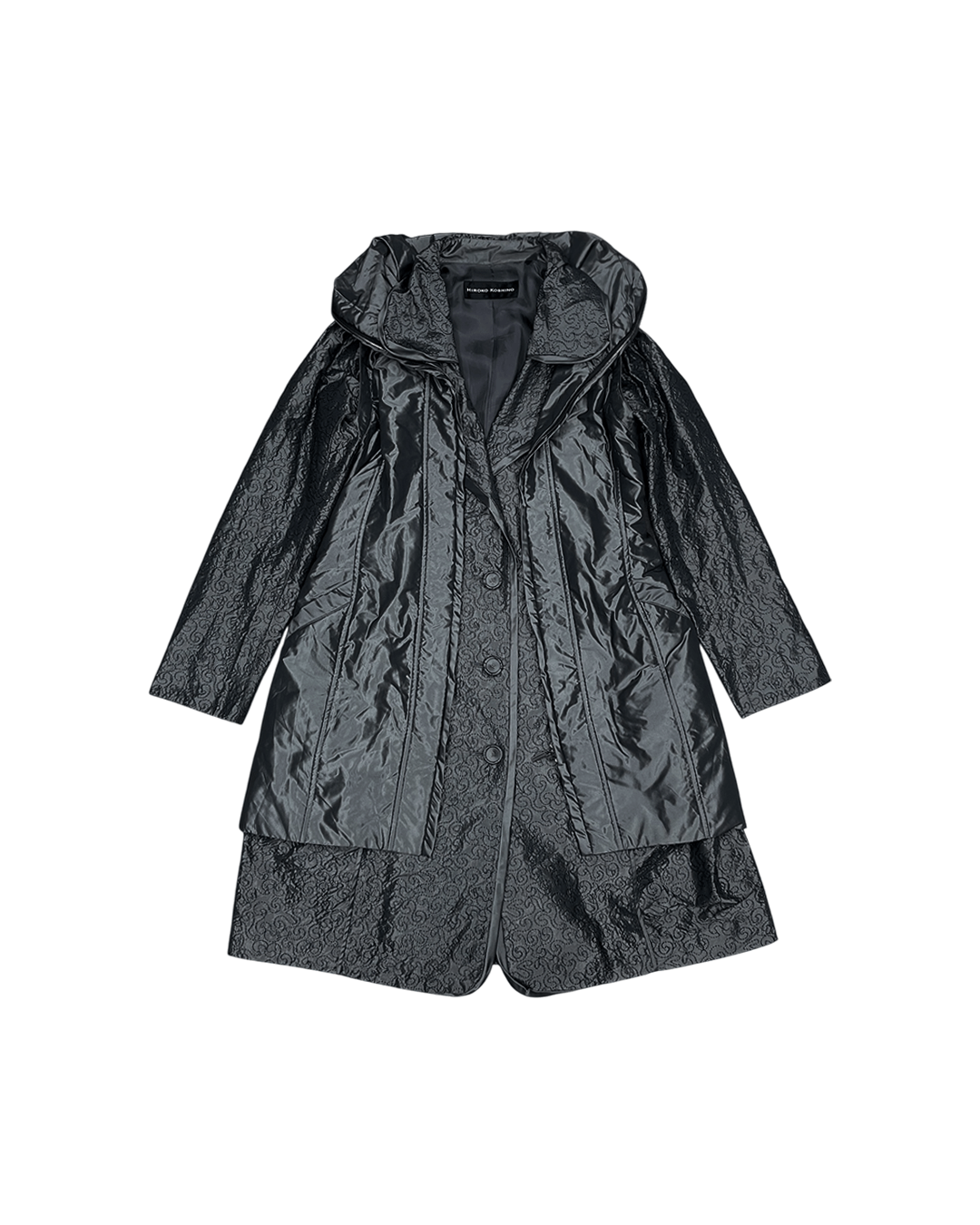 Hiroko Koshino Homme Hiroko koshino Patterned Long Parka Size XS / US 0-2 / IT 36-38 - 5 Thumbnail
