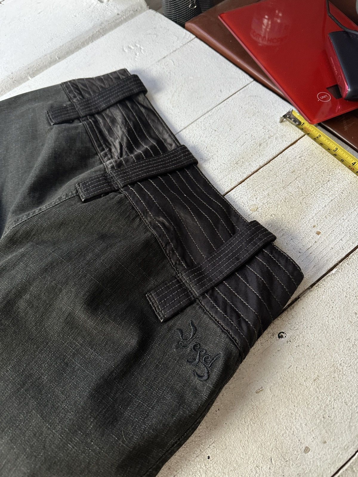 Diesel 🚨 DIESEL AVANT GARDE GOTHIC WOMEN JEANS LOGO IFSIXWASNINE Size 31" - 12 Thumbnail