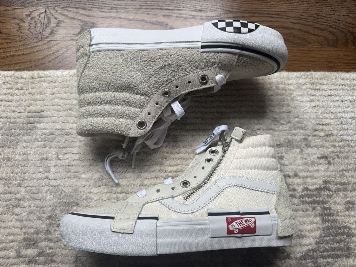 Vans Men’s 4.5 SK8-Hi Cap LX Deconstructed Marshmallow Mastermind Size US 5 / EU 37 - 3 Thumbnail